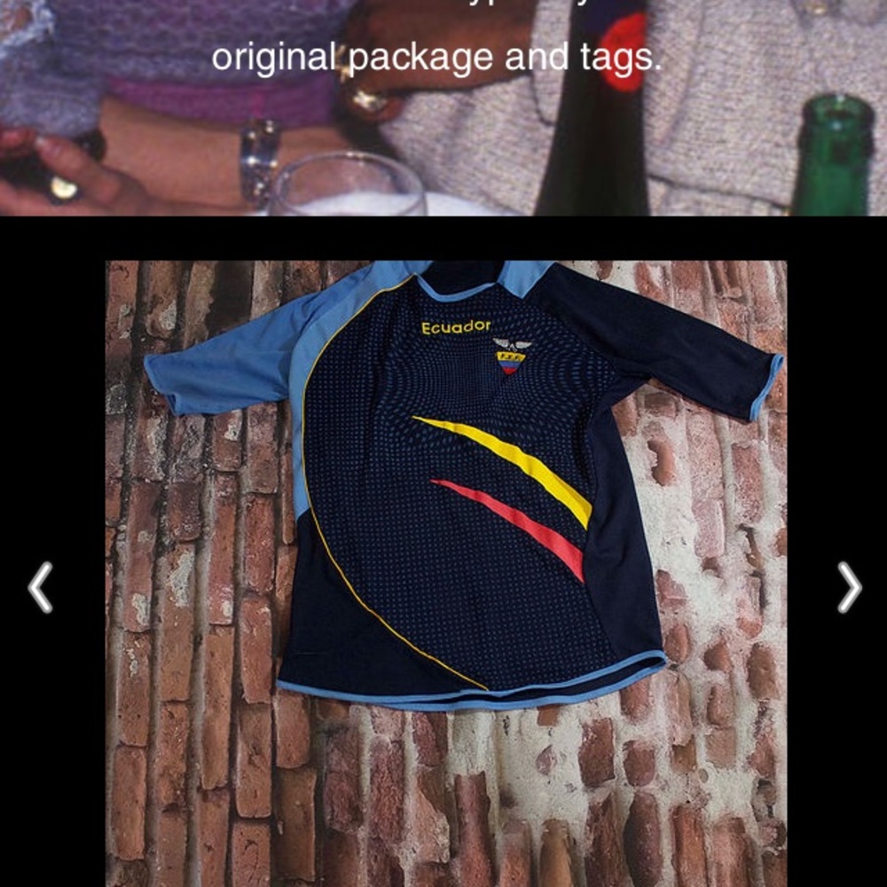 Ecuador men’s soccer jersey